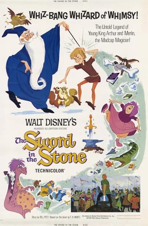 The Sword in the Stone film posteri